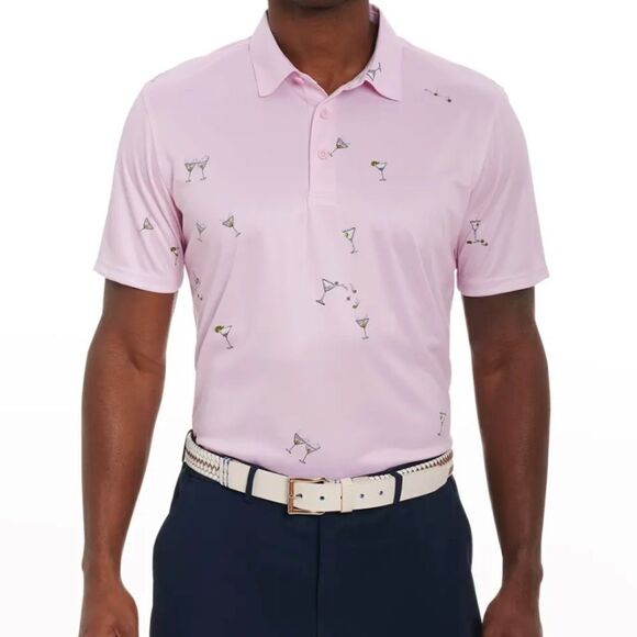 Robert Graham
Men's Gibson Cocktail Performance Stretch Polo Shirt - Picture 1 of 6
